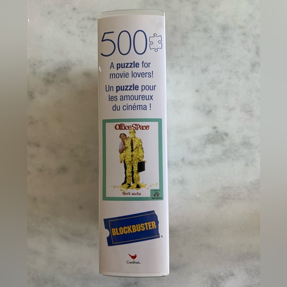 Office Space Movie 500-Piece Jigsaw Puzzle in Retro Blockbuster VHS Video Case - Picture 2 of 4